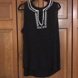 Loft Black Detailed Shell